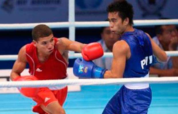 Yosbani Veitía (49kg). Único bronceado de la selección cubana