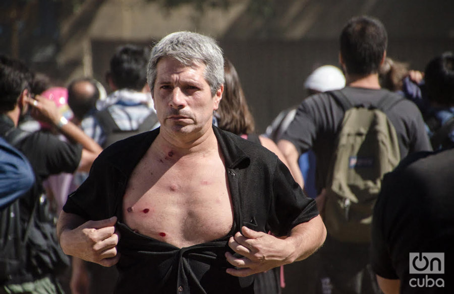 El saldo de las protestas fue de unos 150 heridos, entre manifestantes y policías, y unos 60 detenidos. Foto: Kaloian.
