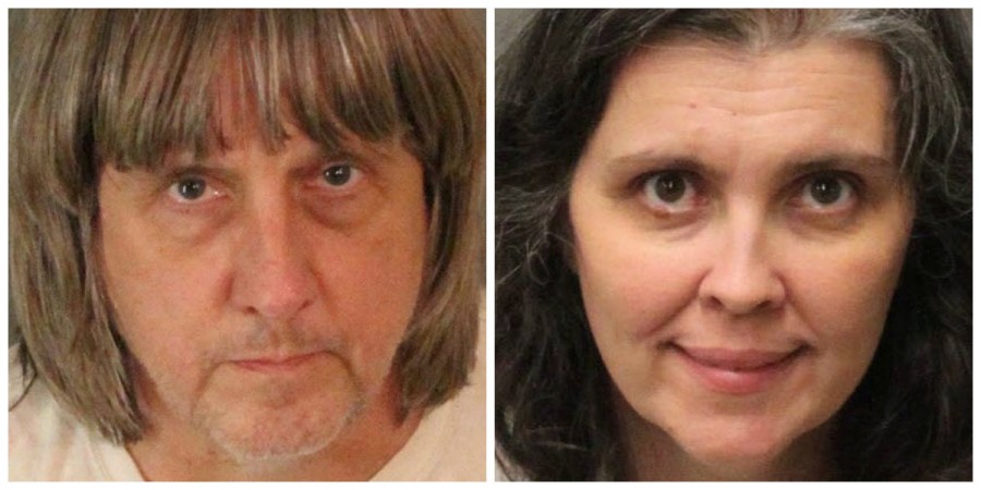 Los padres David Allen Turpin (57) y Louise Turpin (49) fueron encarcelados. 