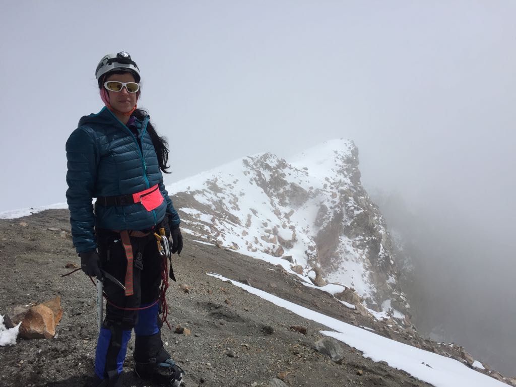 Junio 2018, Pico de Orizaba, 5,800 metros sobre el nivel del mar. Cumbre más alta de México.