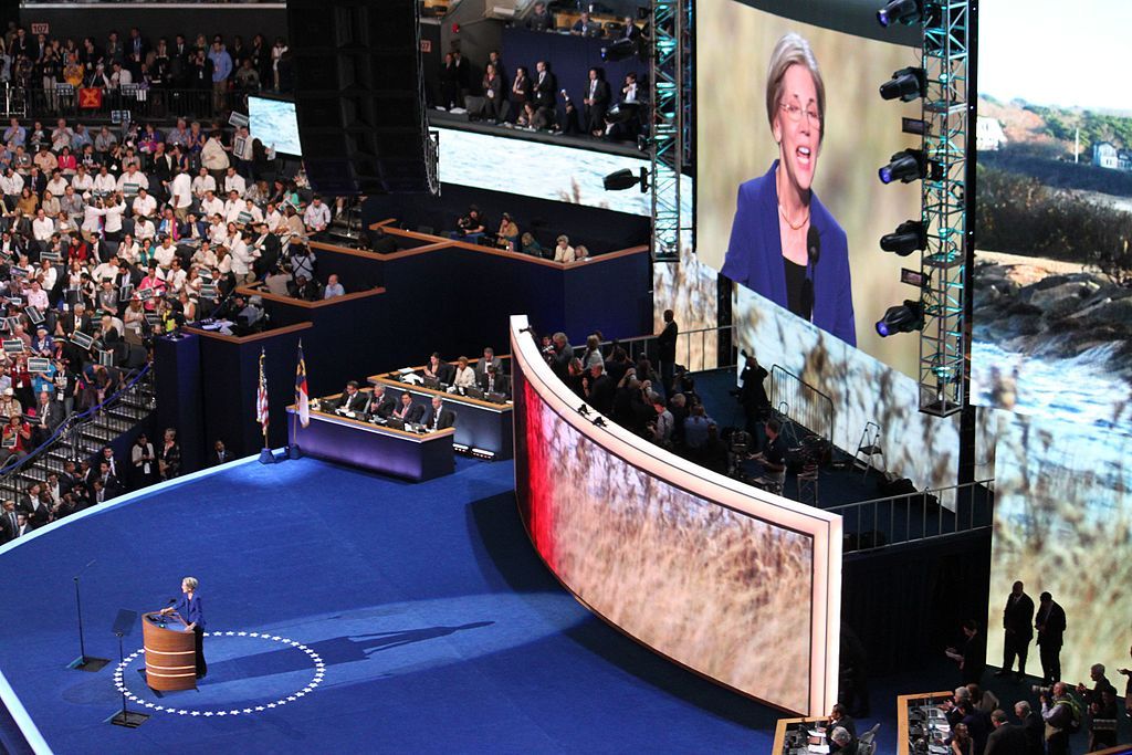Discurso de Elizabeth Warren en la Convención Nacional Demócrata 2012. Foto: Steve Bolt/Wikimedia.