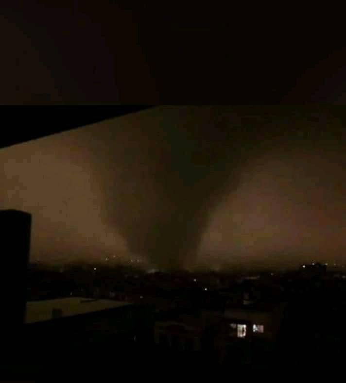 Tornado en La Habana. Foto: Cesyl Pérez.