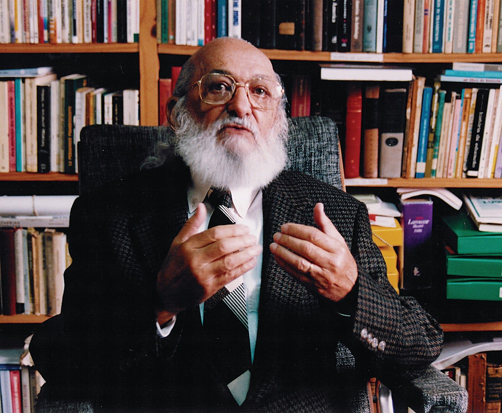 Paulo Freire, autor de Pedagogía del Oprimido.