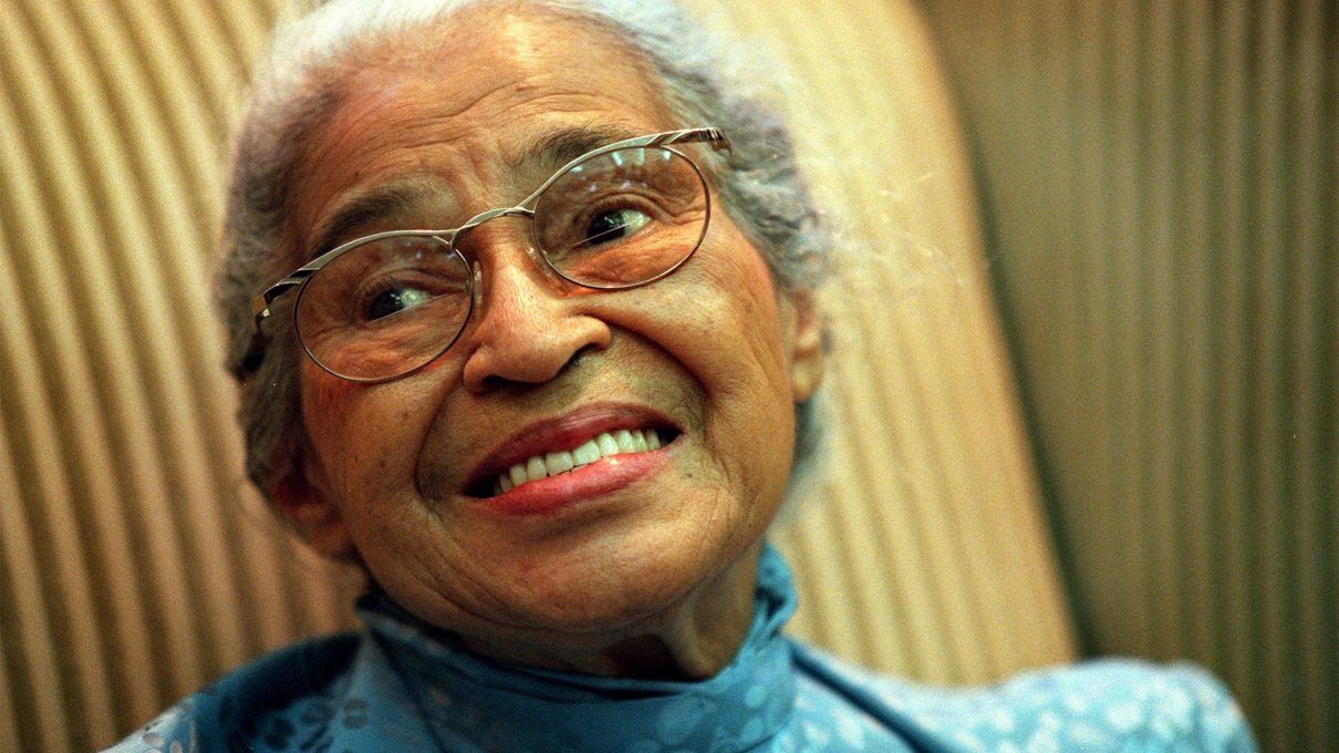 Rosa Parks anciana. Foto: folks.pillpack.com