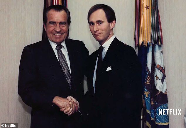 Richard Nixon y Roger Stone.