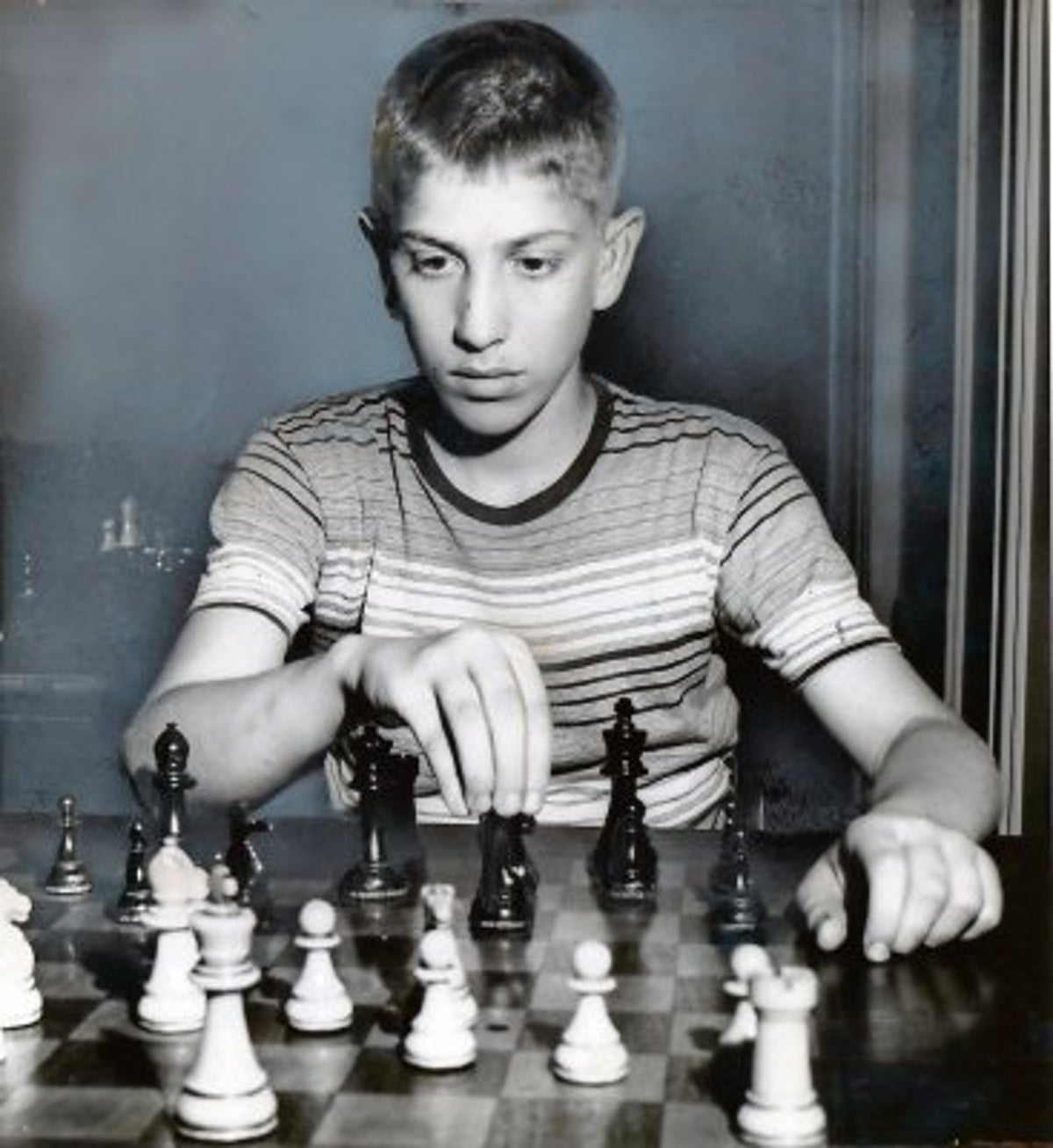 Bobby Fischer, el niño genio.