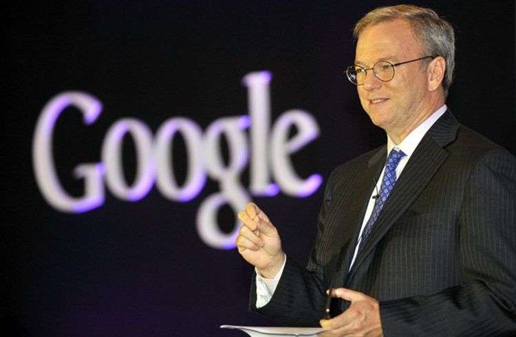 Eric Schmidt, presidente ejecutivo de Google