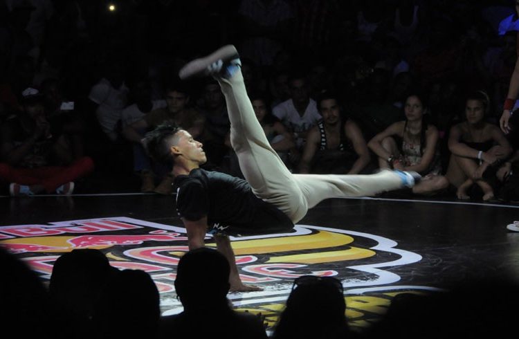 The Cuban B-Boy Gannicus was eliminated in his first battle, but showed a lot of intensity in Brazil / Photo: Roberto Ruiz.