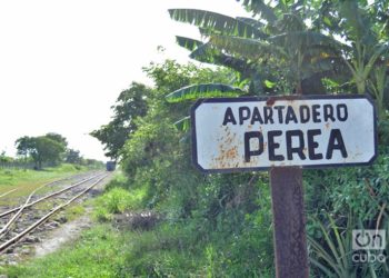 Perea, a small station on Cuba’s Northern Railways.