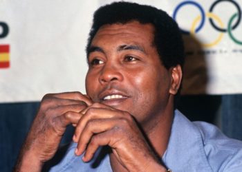 Cuban boxer Teófilo Stevenson, three-time Olympic champion.