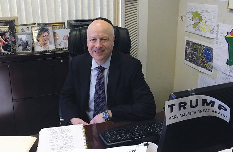 Jason Greenblatt, the new U.S. special representative for international negotiations. Photo: Uriel Hellman / Jewish Standard.