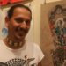 Leo Canosa, artist founder of La Marca, a tattoo studio gallery in Cuba. Photo: Ismario Rodríguez.
