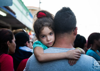 Many made the journey through Latin America with their children. Photo: Irina Dambrauskas.