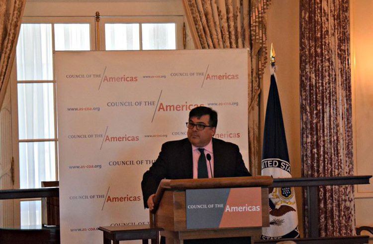 Francisco Palmieri, Acting Assistant Secretary of State for Western Hemisphere Affairs. Photo: @WHAAsstSecty /Twitter.