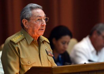 Raúl Castro addresses the first regular meeting of the National Assembly of People’s Power. Friday July 14, 2017, Havana. Photo: Marcelino Vázquez / EFE.