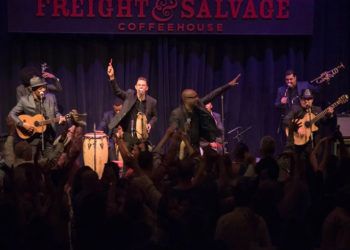 The Septeto Santiaguero during their summer tour of the United States. Photo: Grace Gómez – Courtesy of the Septeto Santiaguero.