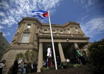 Cuba’s diplomatic venue in Washington. Photo: Reuters.