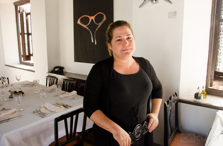 Niuris Higuera Martínez, owner of the Havana Atelier Restaurant. Photo: Alain L. Gutiérrez.