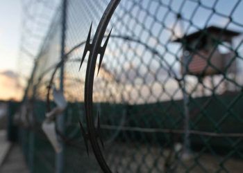 Guantanamo Naval Base detention center. Photo: Brennan Linsley / AP.