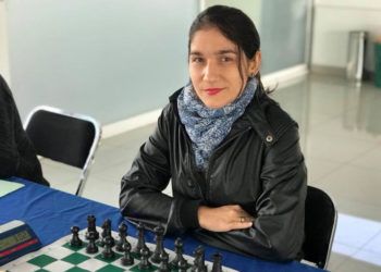 Lisandra Ordaz in a tournament in Mexico. Photo: @lisychess / Facebook.