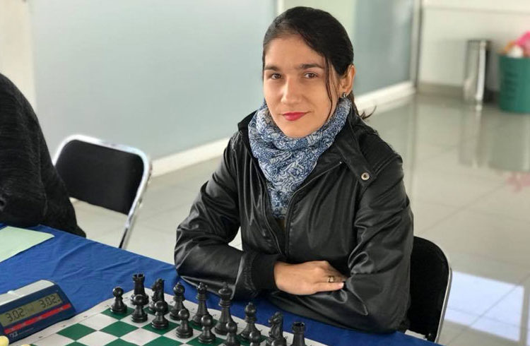Lisandra Ordaz in a tournament in Mexico. Photo: @lisychess / Facebook.