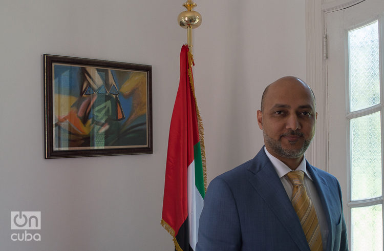 His Excellency Mr. Bader Abdullah Al Matrooshi, ambassador of the United Arab Emirates in Cuba. Photo: Otmaro Rodríguez.