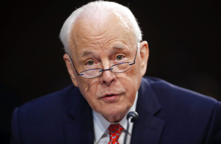 John Dean, who was White House Counsel to President Richard Nixon, during the Senate Committee on the Judiciary hearing. For months now, the presidency’s scandals are bringing echoes of Watergate, the scandal that brought down Nixon’s presidency. Photo: Pablo Martinez Monsivais / AP.