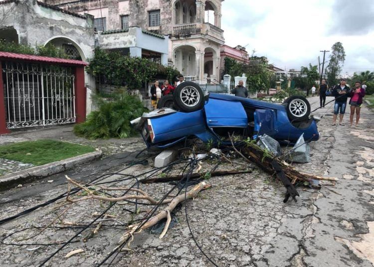 Havana after the tornado. Photo: Raimundo Urrechaga / Facebook.