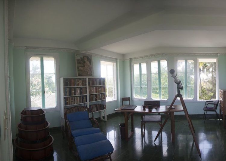 Interior of Hemingway’s house in Finca Vigía. Photo: Courtesy of Hugo Fernández.