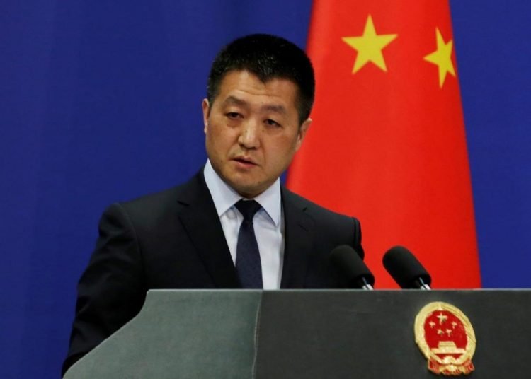 Chinese Foreign Ministry Spokesman Lu Kang. Photo: Reuters.