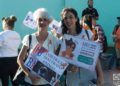 March against animal abuse, April 7, 2019 in Havana. In the center, Mili, in a carriage pushed by Luisa Pérez. Photo: Otmaro Rodríguez.