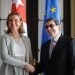 The High Representative of the European Union (EU) for Foreign Policy, Federica Mogherini, and Cuban Foreign Minister Bruno Rodríguez during an official visit to the island made by Mogherini in 2018. Photo: EFE.