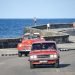 Cars traveling along the Malecón seaside avenue in Havana. Photo: Kaloian.