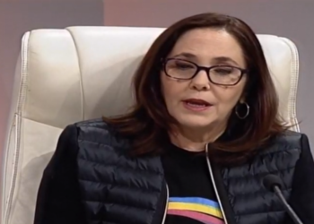 Mariela Castro during the May 13, 2019 Mesa Redonda TV program. Photo: Screen Shot.