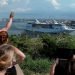 Havanans say goodbye to the last cruise ship on June 5. Photo: Reuters.
