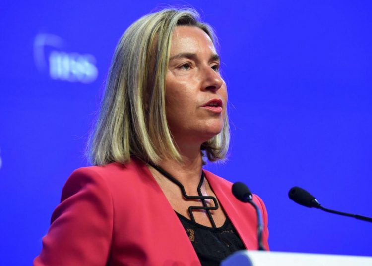 The European Union’s Head of Diplomacy, Federica Mogherini. Photo: middle-east-online.com.