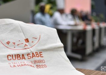 Press conference of the second Cuba Sabe Culinary Workshop, to be held in Havana in January 2020. Photo: Otmaro Rodríguez.