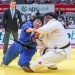 Cuban Idalys Ortiz (r) and Japanese Akira Sone in the finals of the +78 kg of the Osaka Grand Slam, Japan, won by Sone, on November 24, 2019. Photo:
