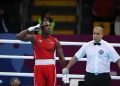 Cuban boxer Julio César La Cruz (l) celebrates his victory in the 81 kg final at the 2019 Pan American Games in Lima. Photo: Martín Alipaz / EFE / Archive.