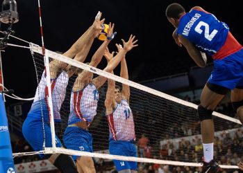 Cuba defeated Puerto Rico 3-0 in the Volleyball Pre-Olympic in Vancouver, Canada. Photo: @ NorcecaInfo/Twitter