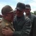 Army General Leopoldo Cintra Frías, Minister of the Revolutionary Armed Forces (FAR) of the Republic of Cuba, being received in 2015 by officers of the Bolivarian National Armed Forces of Venezuela. Photo: @ComgralAmb / Twitter.