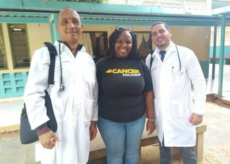 The Cuban doctors Assel Herrera (left) and Landy Rodríguez (right), kidnapped on April 12 in Kenya, allegedly by militants of the extremist group Al-Shabaab. Photo: Escambray / Archive.