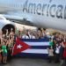 Arrival of the first American Airlines flight to Havana, on September 7, 2016. Photo: American Airlines/Archive.