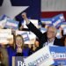 Democratic presidential candidate Senator Bernie Sanders, from Vermont, and his wife Jane, during a campaign event in San Antonio, Texas, on Saturday, February 22, 2020. (AP Photo/Eric Gay)
