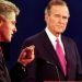Debate between William Clinton and George Bush. Photo: PBS.