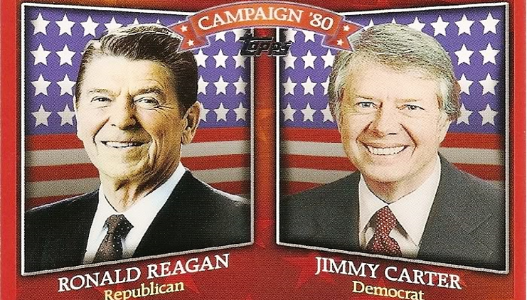 Reagan vs Carter campaign.