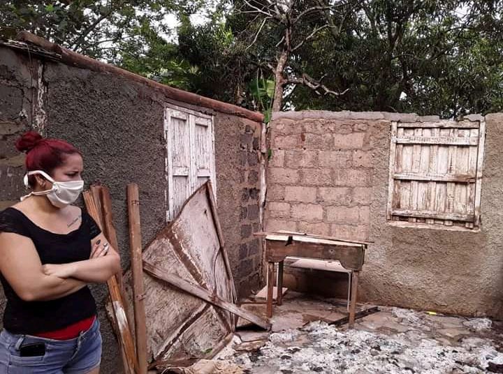Damage caused by a severe local storm in Ciego de Ávila, in central Cuba. Photo: Invasor/Facebook.
