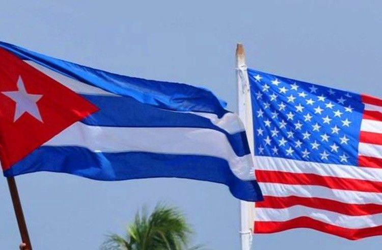 Flags of Cuba and the United States. Photo: Archive