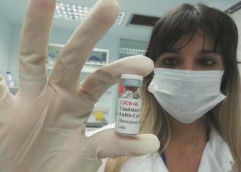 Cuban Abdala vaccine candidate against COVID-19. Photo: Agencia Cubana de Noticias (ACN).