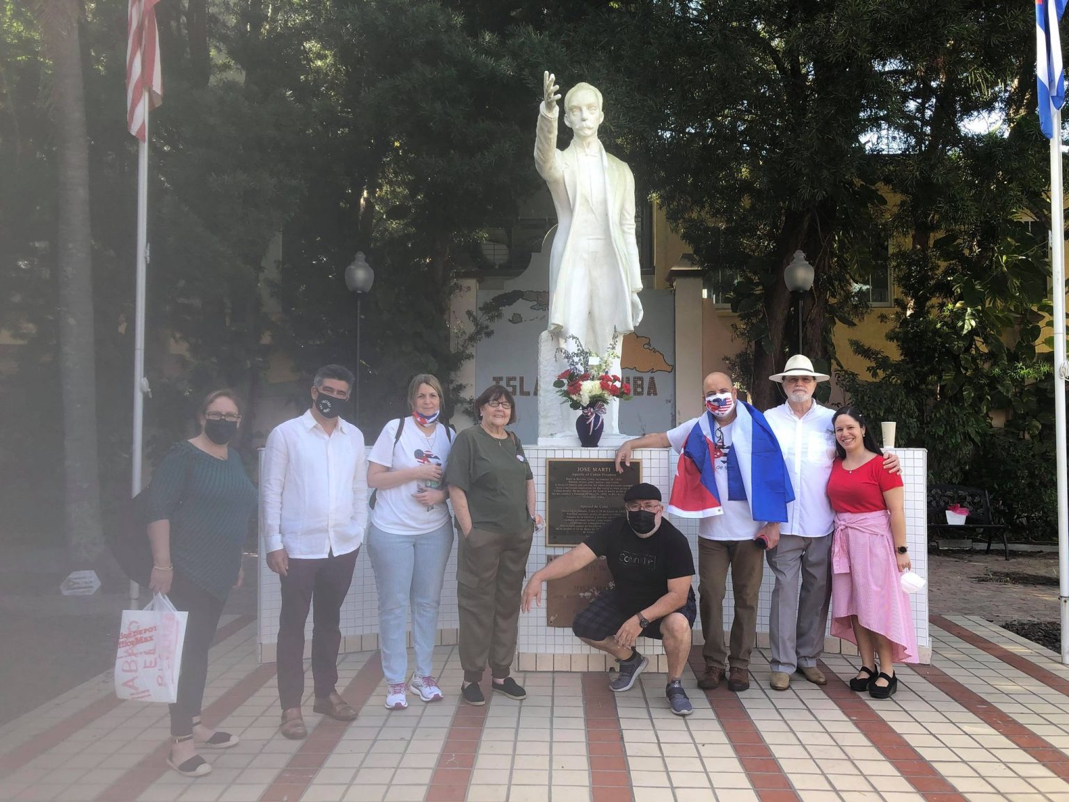 Monument to José Martí in Ybor City, Tampa. Photo: Courtesy of Carlos Lazo.